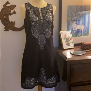 Silver Damask Free People dress